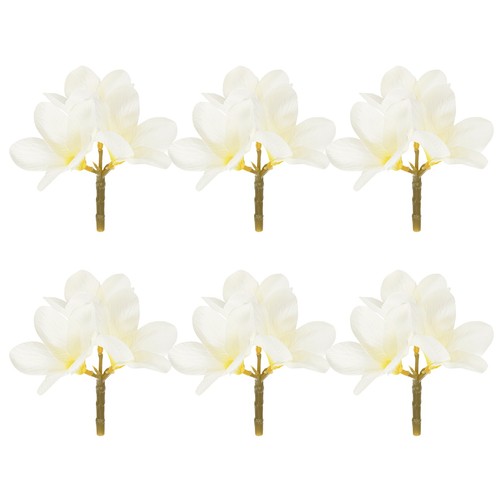 Pezzi fiori finti plumelia - 6,