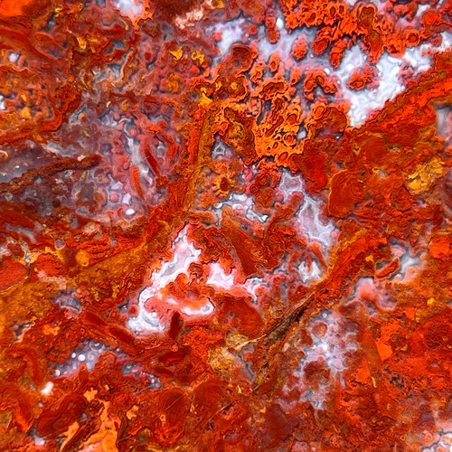 Fulmine rosso agata - agata, messico