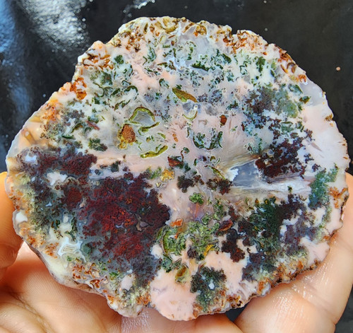 Coppia agate muschio - di,